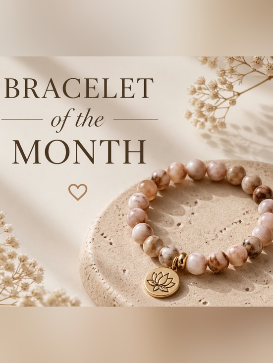 Hand Crafted Jewelry - Handcrafted Bracelet Of The Month Golden Mist Harmony